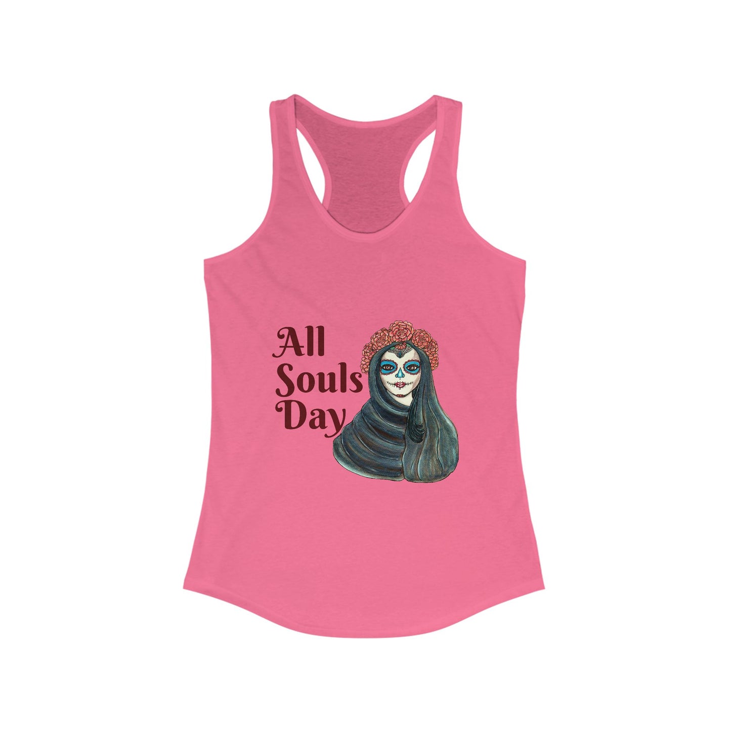 All Souls Day Women's Ideal Racerback Tank
