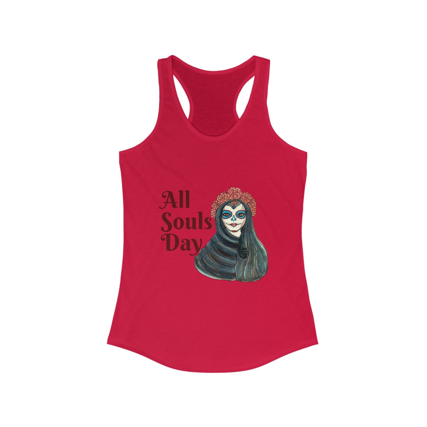 All Souls Day Women's Ideal Racerback Tank