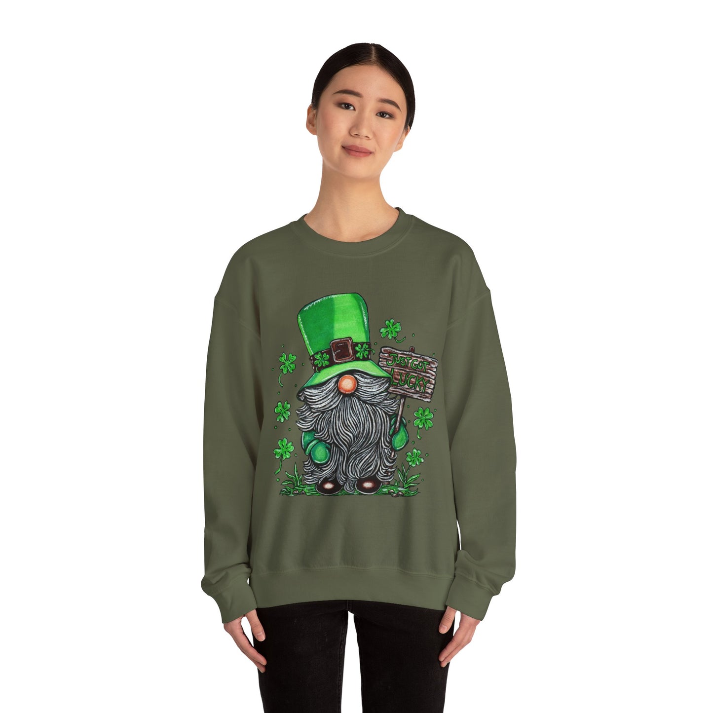 Gnomish Leprechaun Unisex Heavy Blend™ Crewneck Sweatshirt