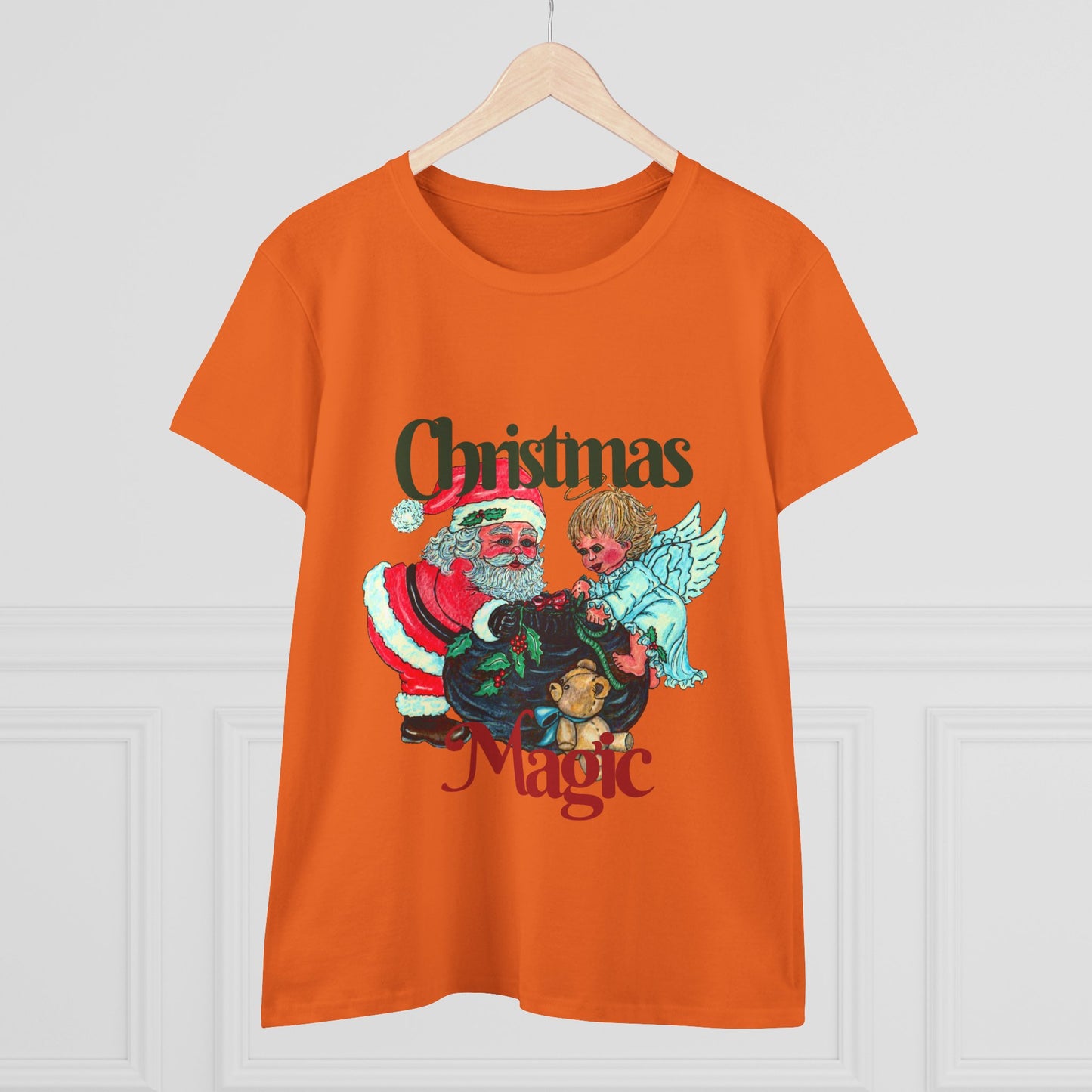 Christmas Magic Women's Midweight Cotton Tee