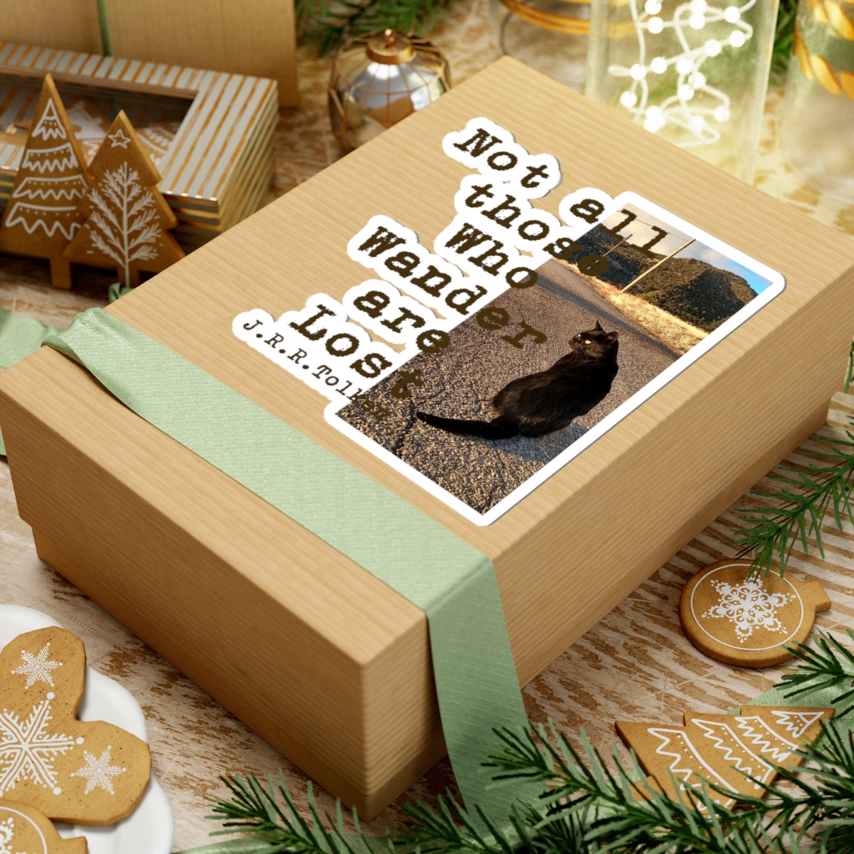 Wandering Kitty Kiss-Cut Stickers