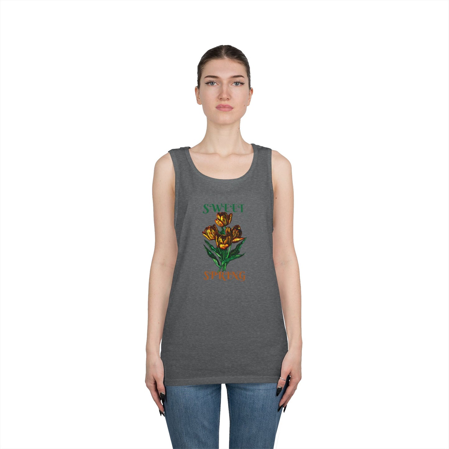 Sweet Spring Unisex Heavy Cotton Tank Top