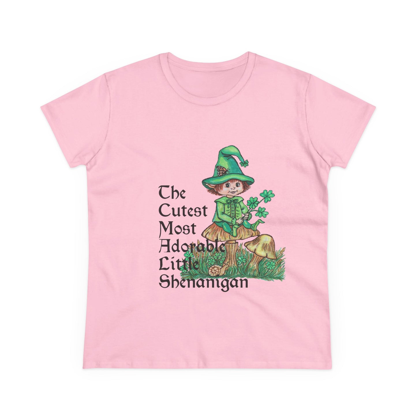 Cutest Leprechaun Women's Midweight Cotton Tee
