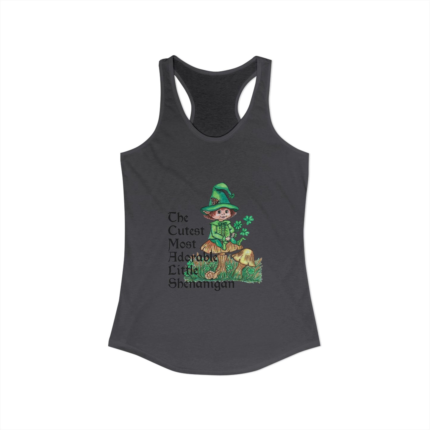 Cutest Leprechaun Women's Ideal Racerback Tank