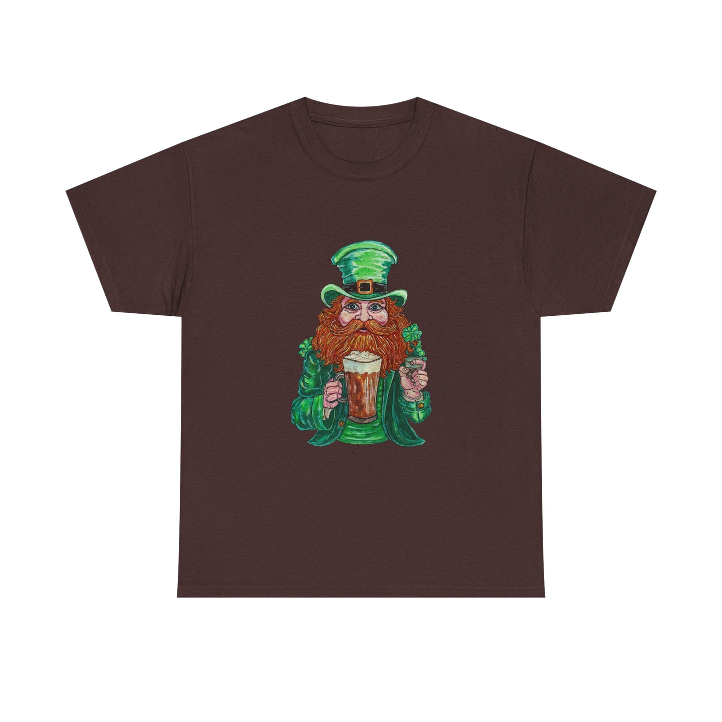 Drunken Leprechaun Unisex Heavy Cotton Tee