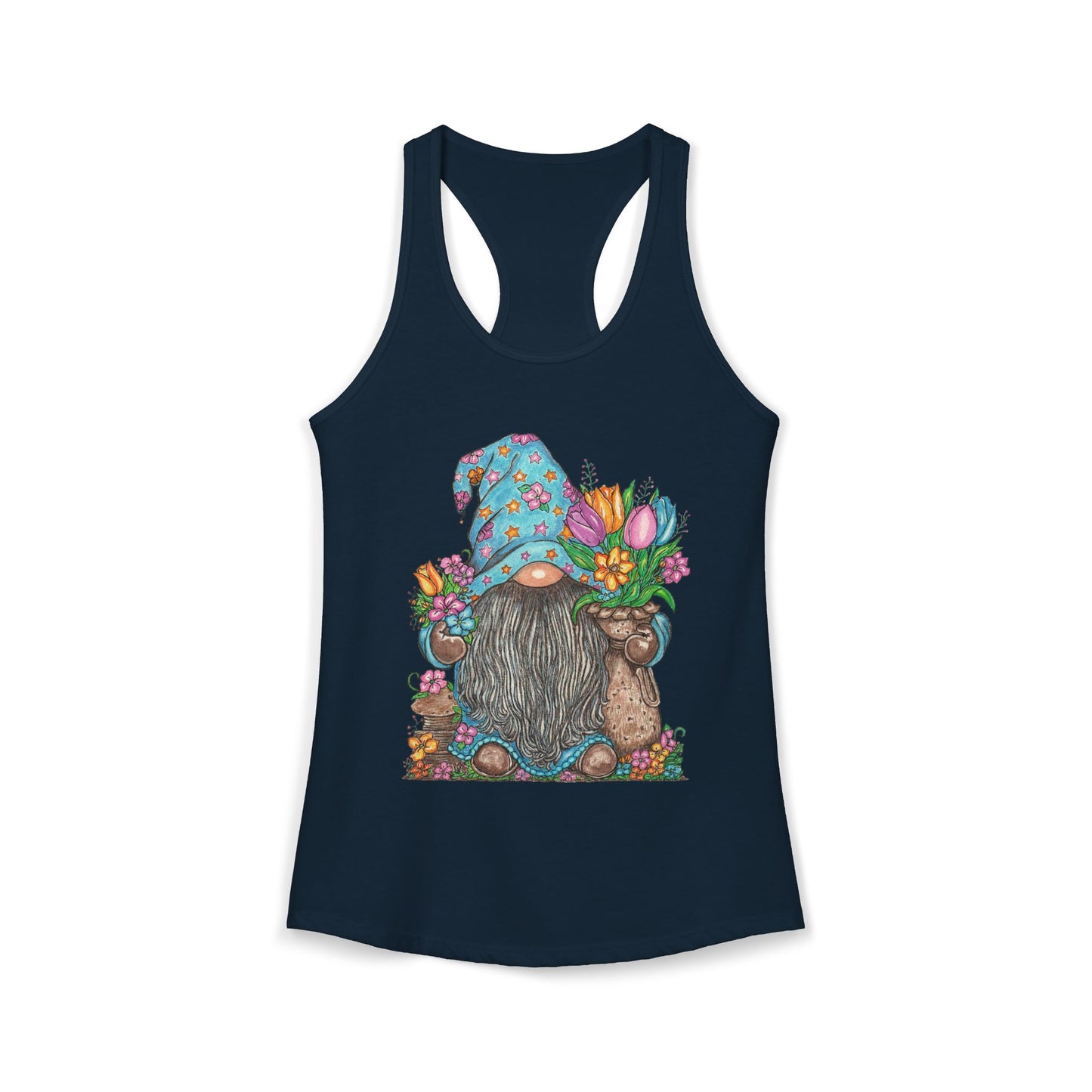 Gardening Gnome Women's Ideal Racerback Tank