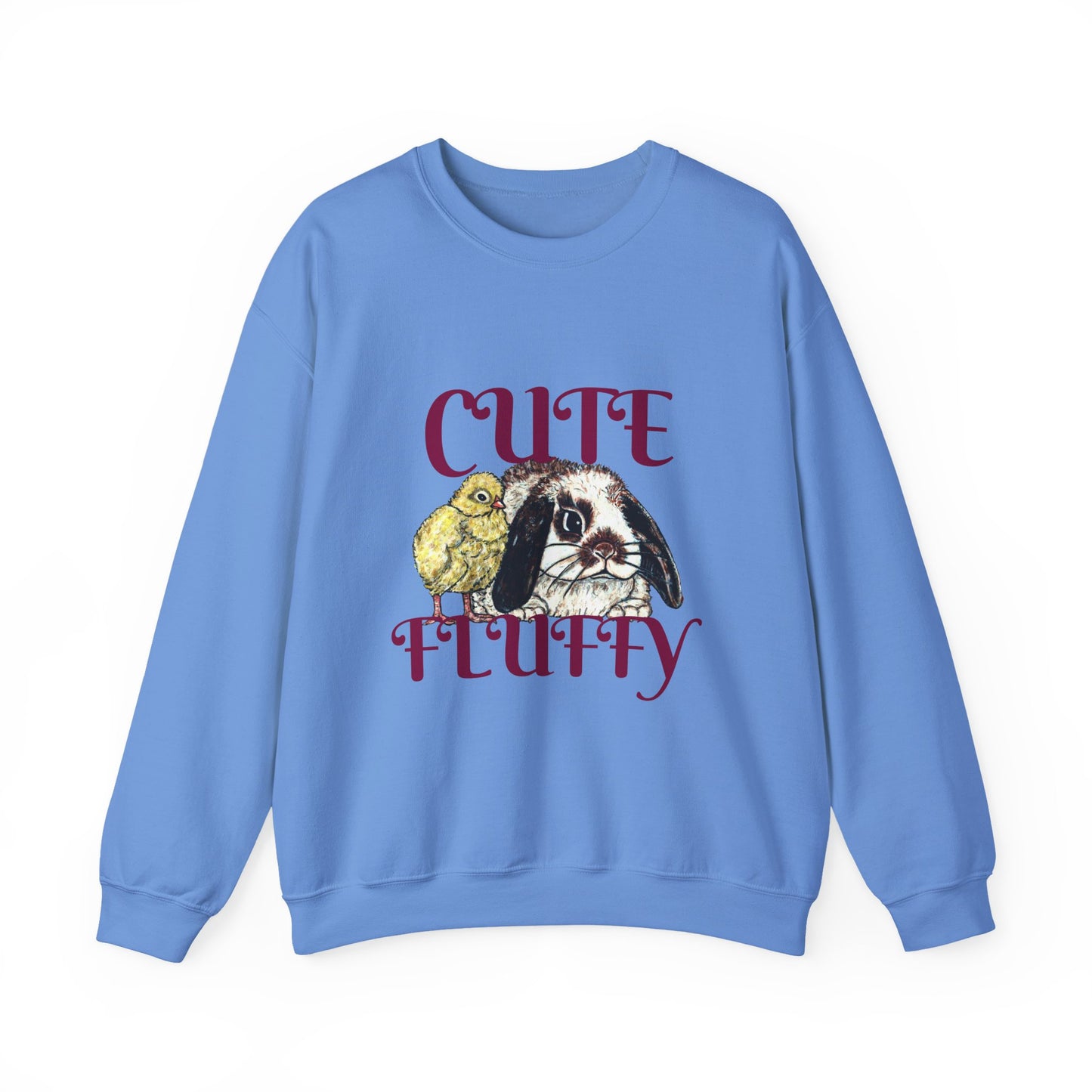 Cute and Fluffy Unisex Heavy Blend™ Crewneck Sweatshirt