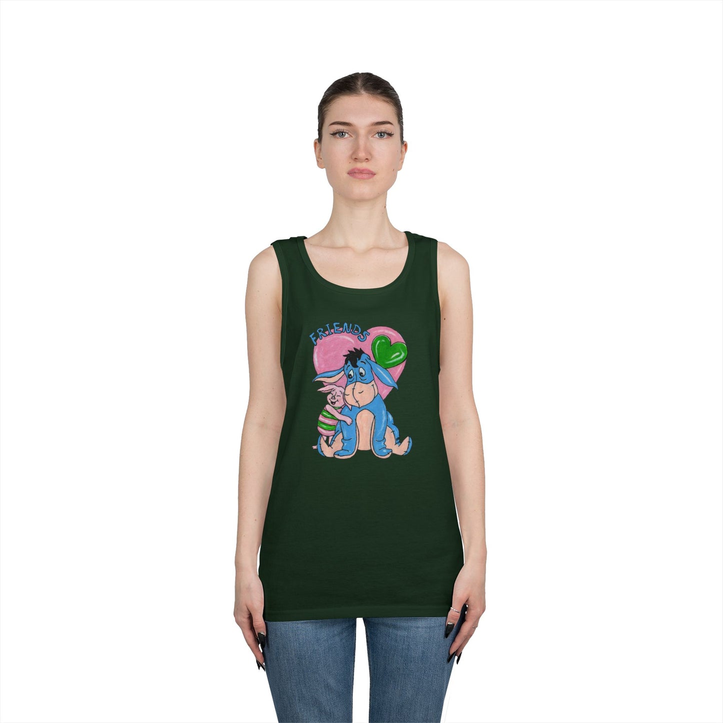 Best Friends Unisex Heavy Cotton Tank Top