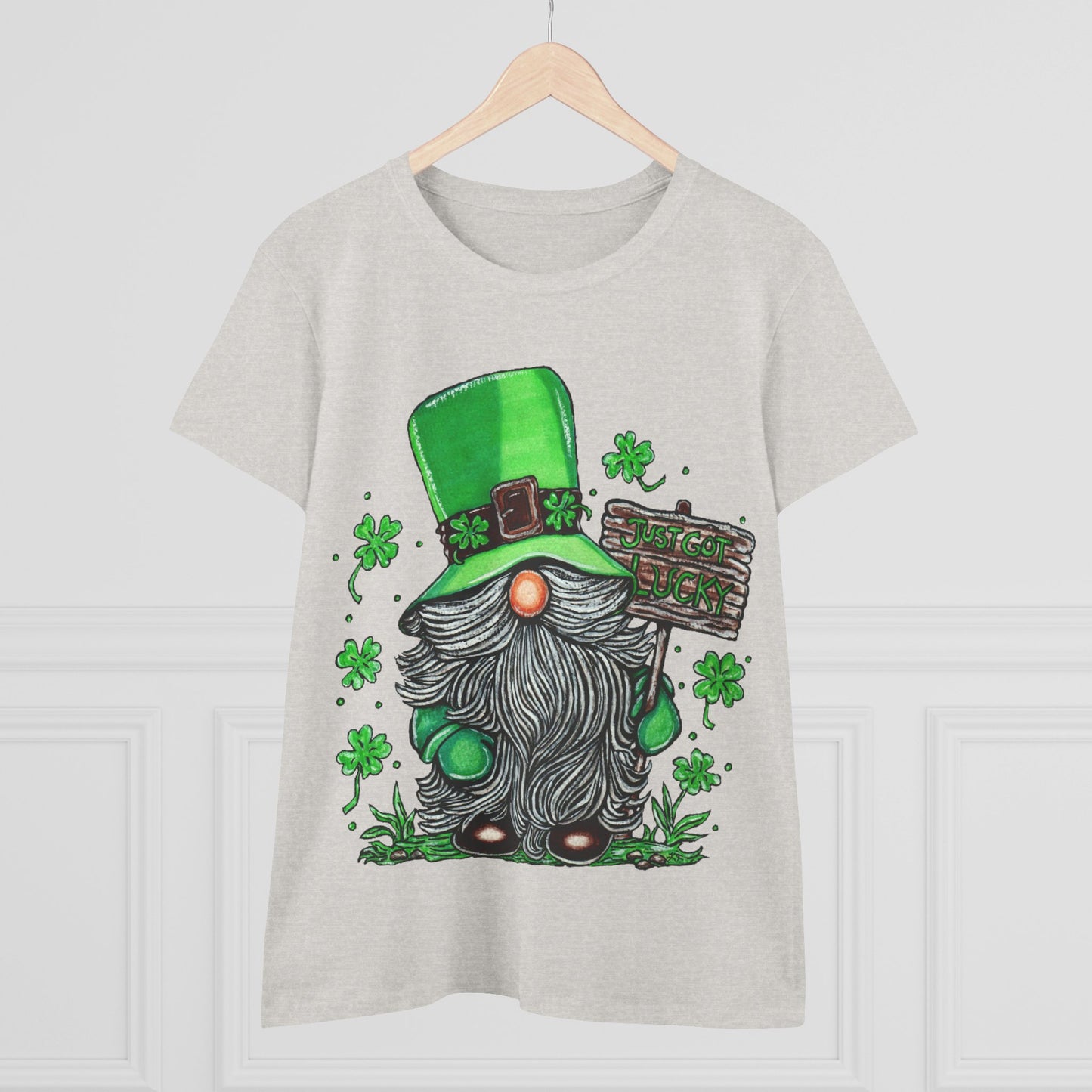 Gnomish Leprechaun Women's Midweight Cotton Tee