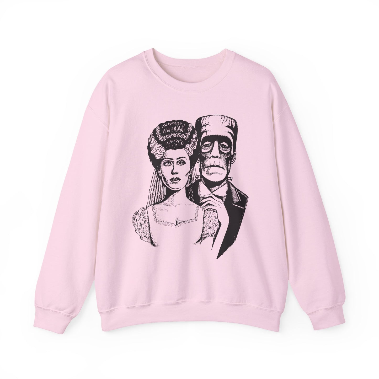 Frankenstein and Bride Unisex Heavy Blend™ Crewneck Sweatshirt