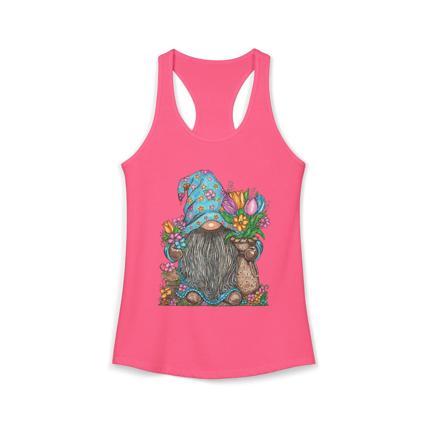Gardening Gnome Women's Ideal Racerback Tank