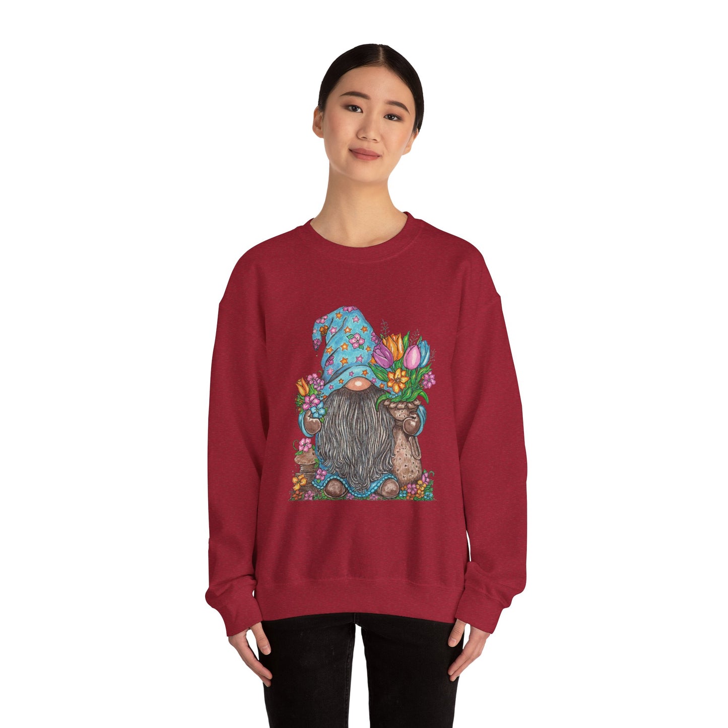 Gardening Gnome Unisex Heavy Blend™ Crewneck Sweatshirt