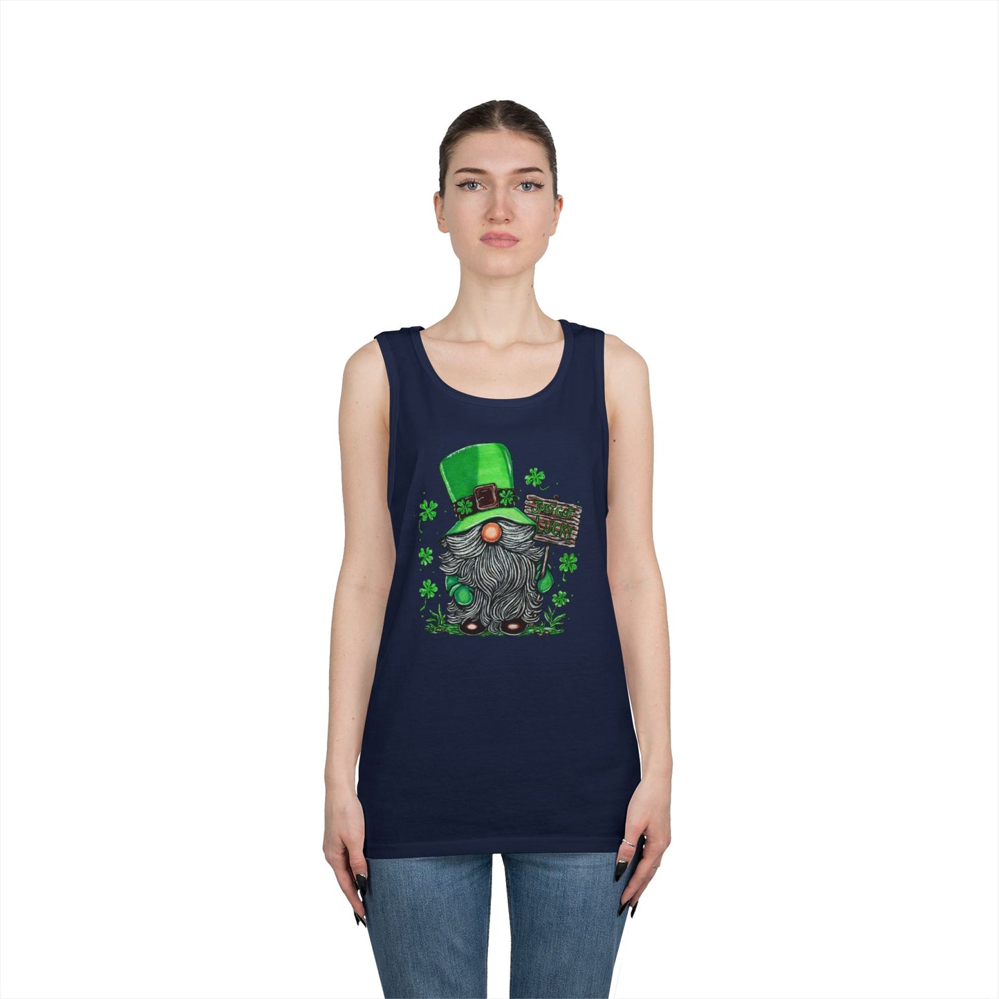 Gnomish Leprechaun Unisex Heavy Cotton Tank Top