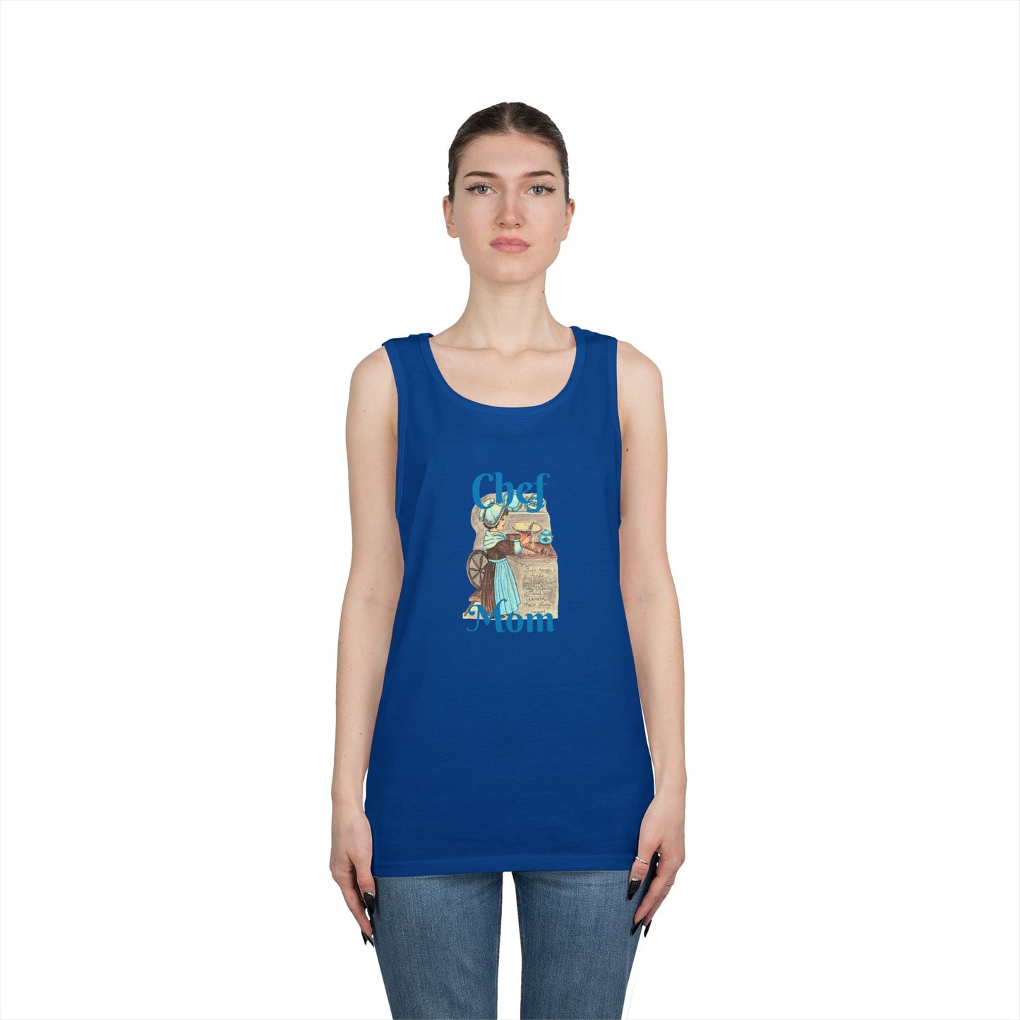 Chef Mom Unisex Heavy Cotton Tank Top