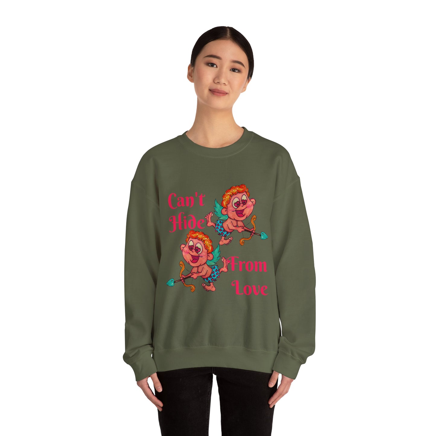 Can't Hide From Love Unisex Heavy Blend™ Crewneck Sweatshirt