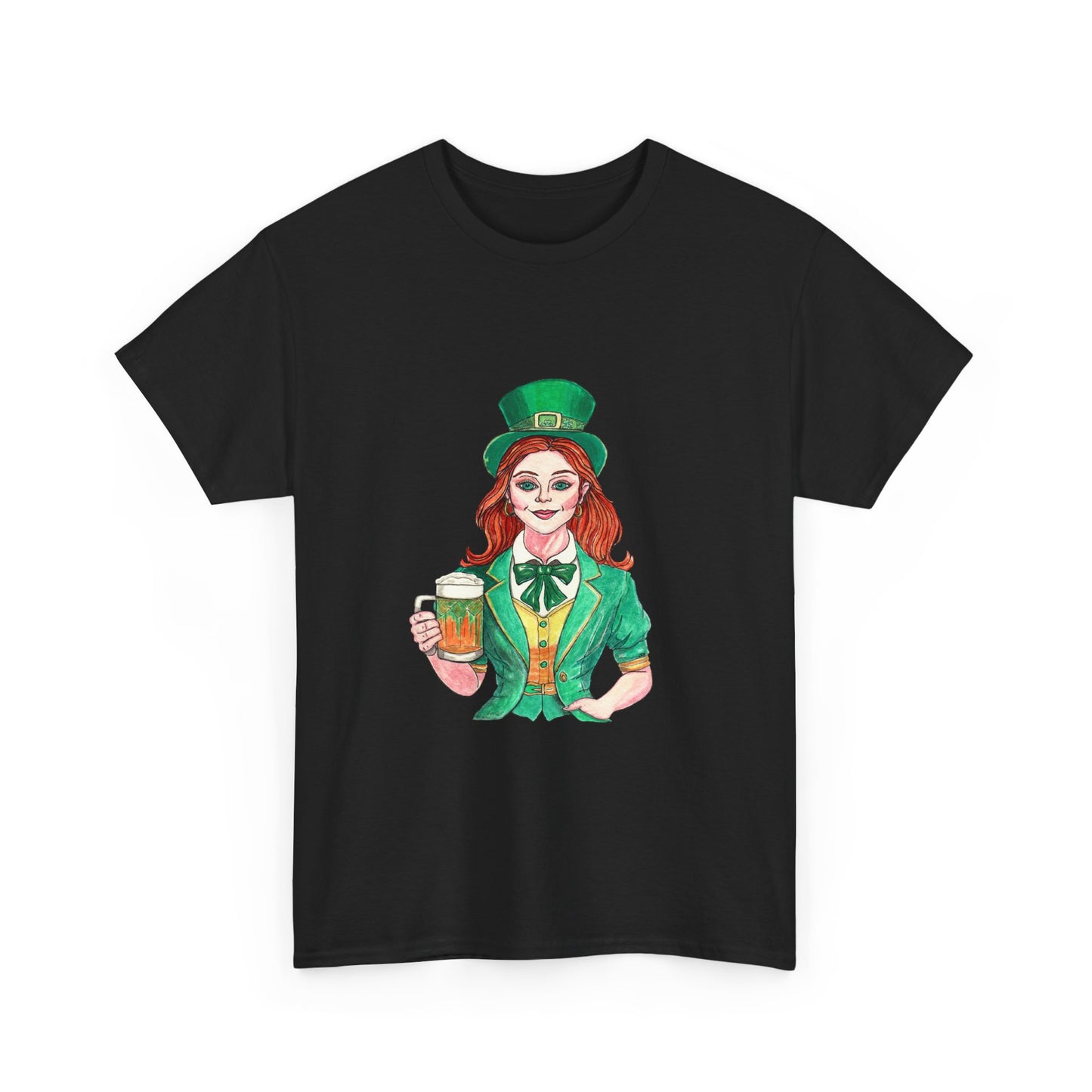 Paddys Day Cheers Unisex Heavy Cotton Tee