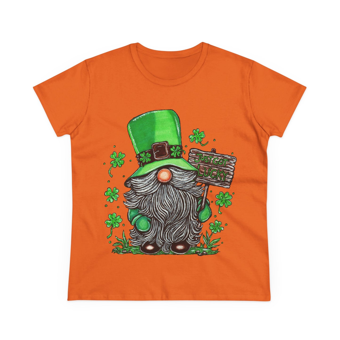 Gnomish Leprechaun Women's Midweight Cotton Tee