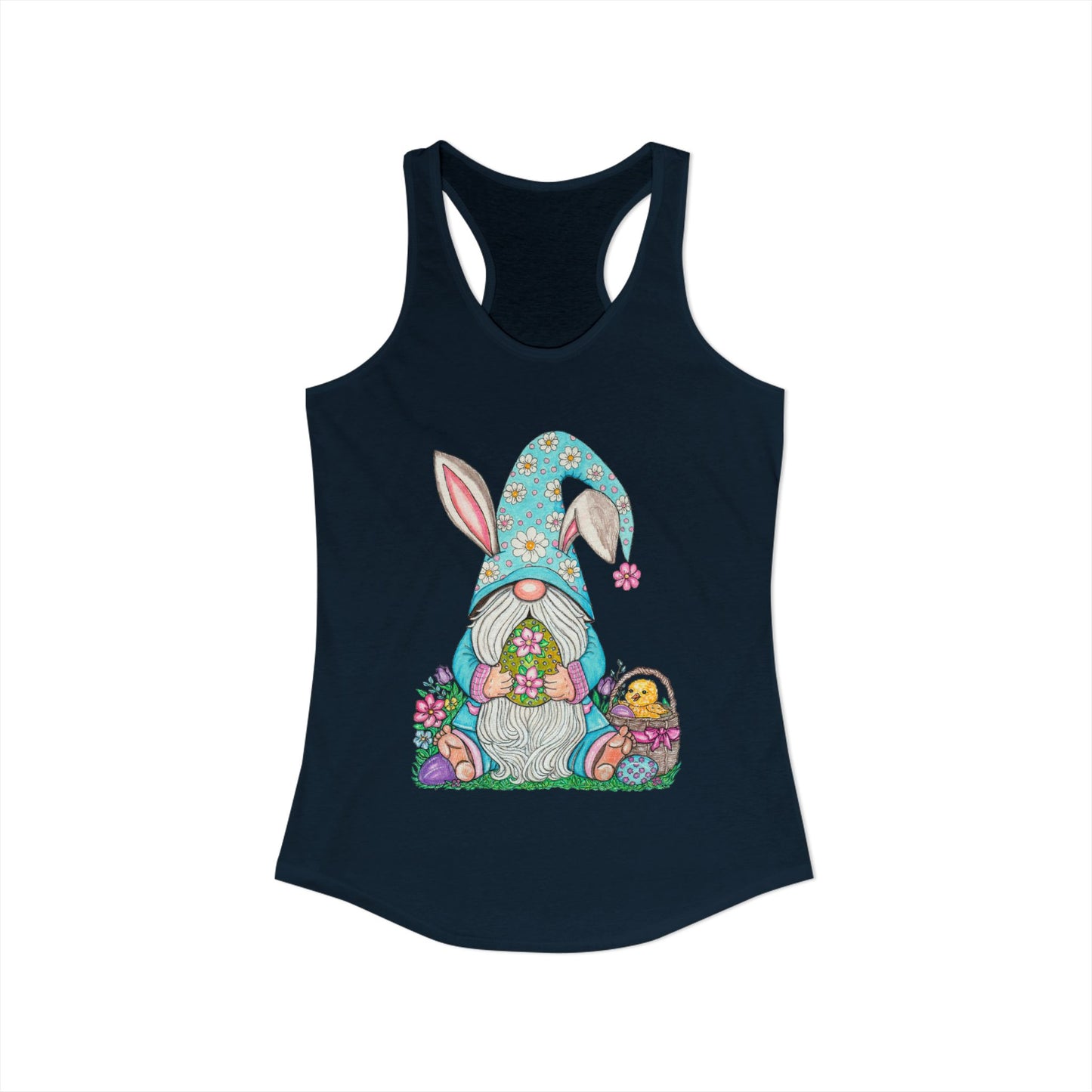 Easter Gnome Women's Ideal Racerback Tank