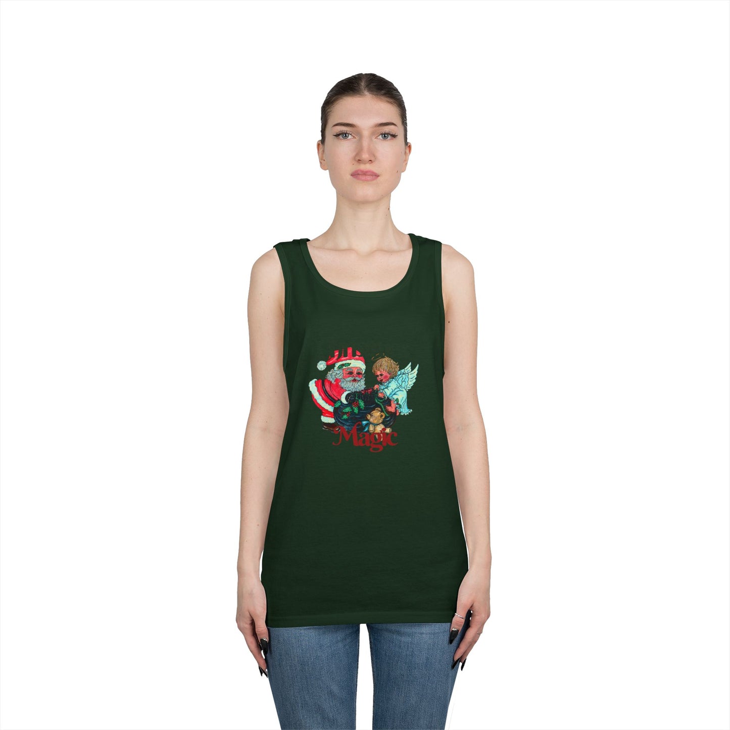 Christmas Magic Unisex Heavy Cotton Tank Top