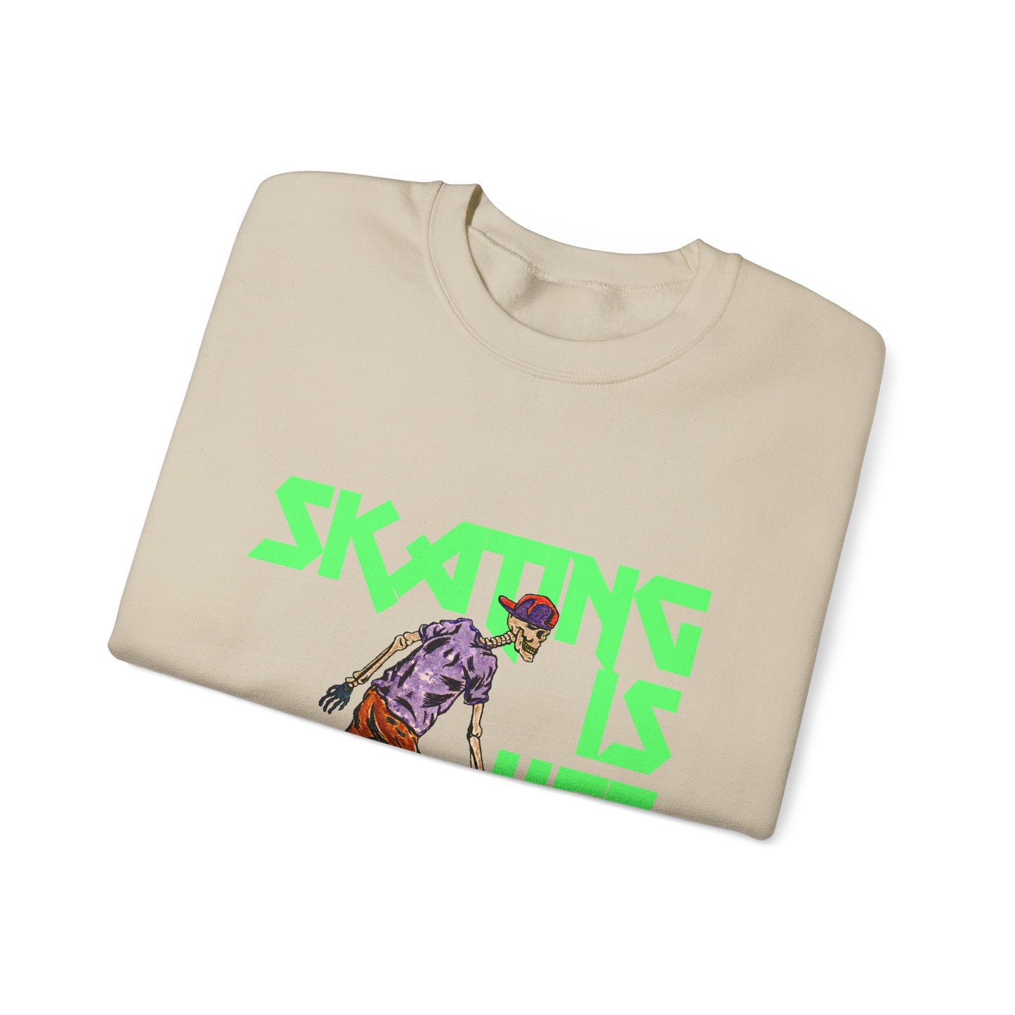 Skating is Life Unisex Heavy Blend™ Crewneck Sweatshirt