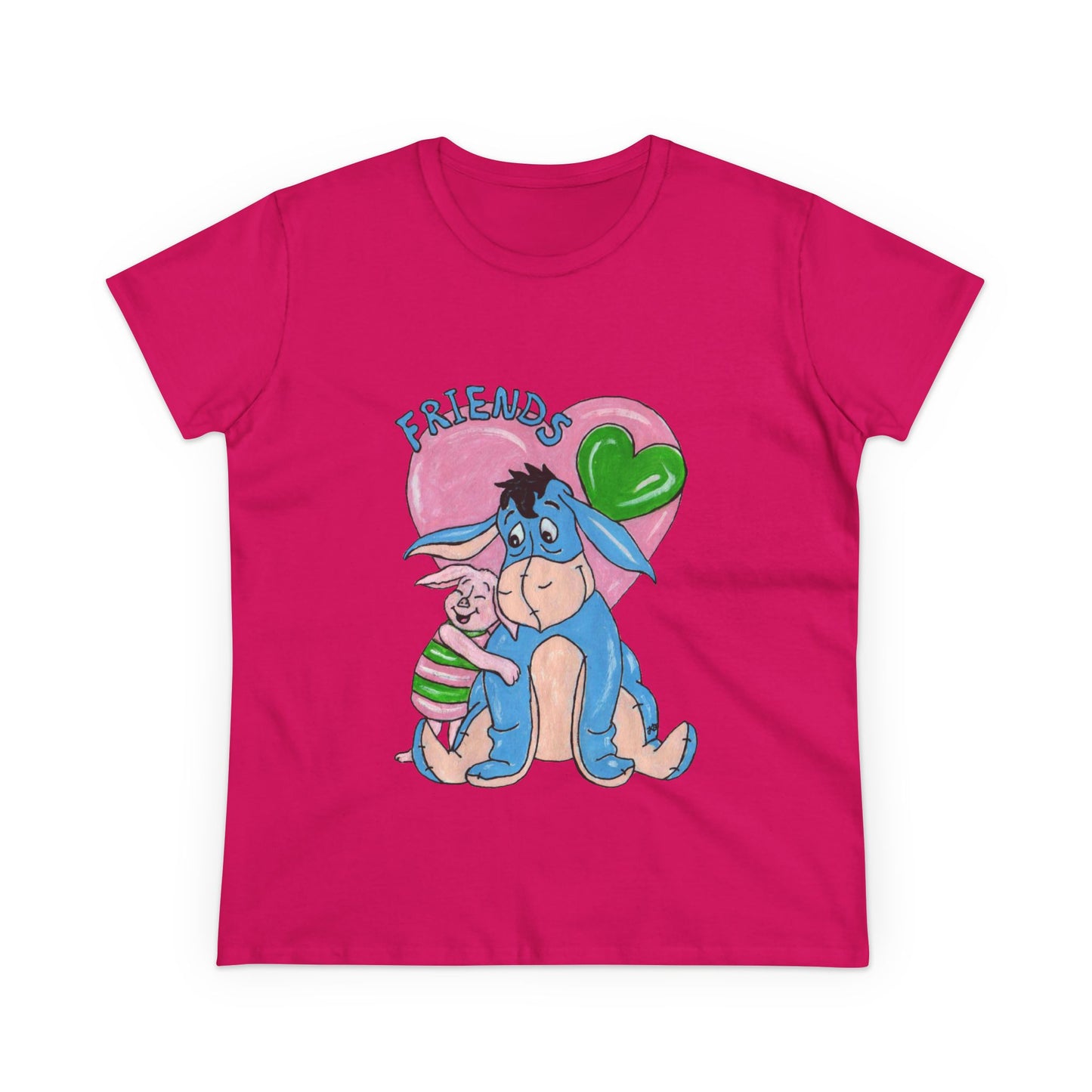 Best Friends Women's Midweight Cotton Tee