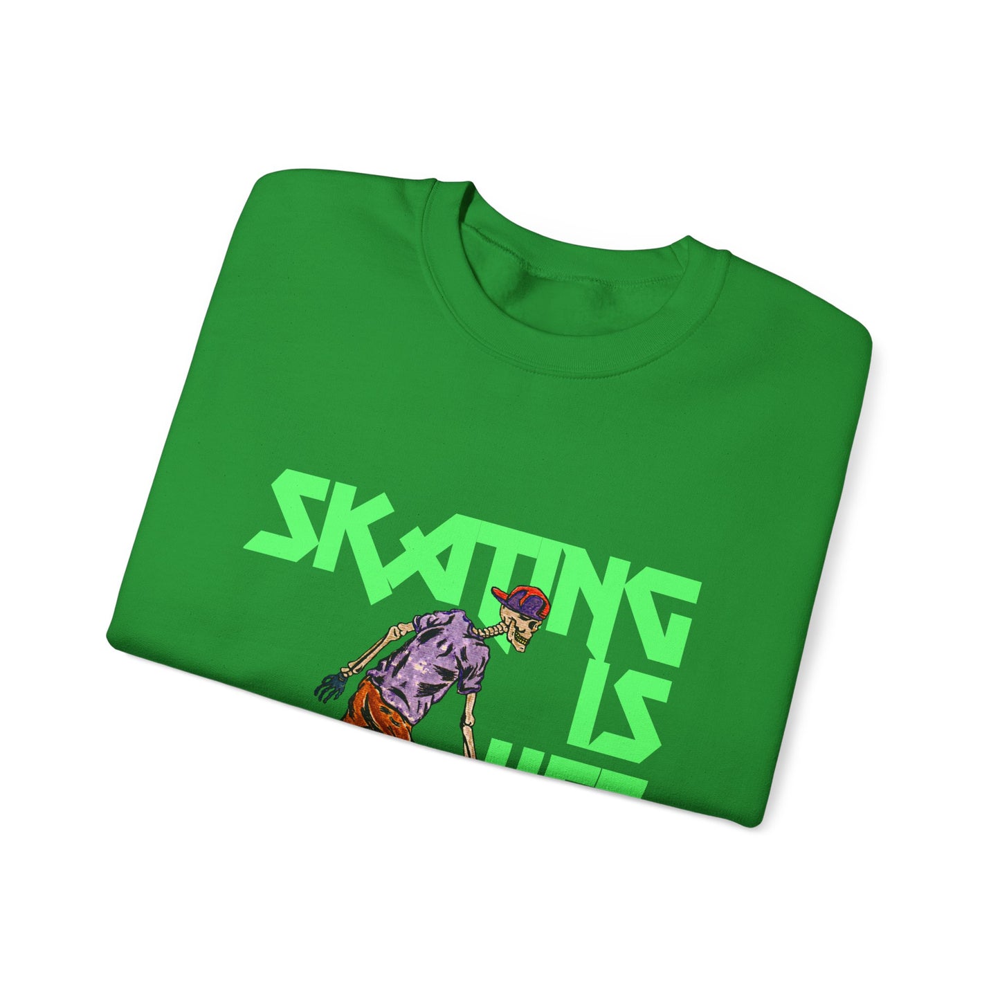 Skating is Life Unisex Heavy Blend™ Crewneck Sweatshirt