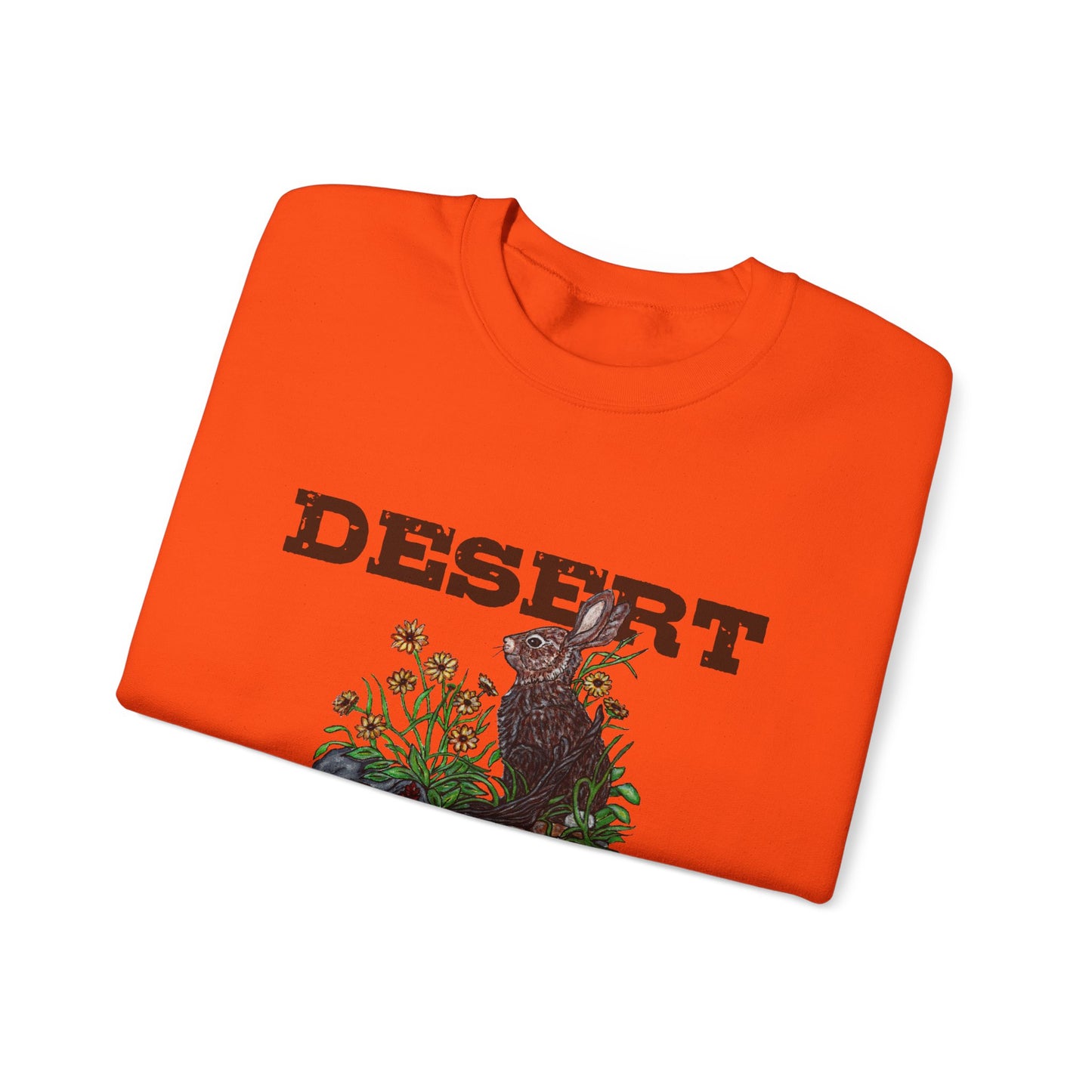 Desert Cotton Tail Unisex Heavy Blend™ Crewneck Sweatshirt