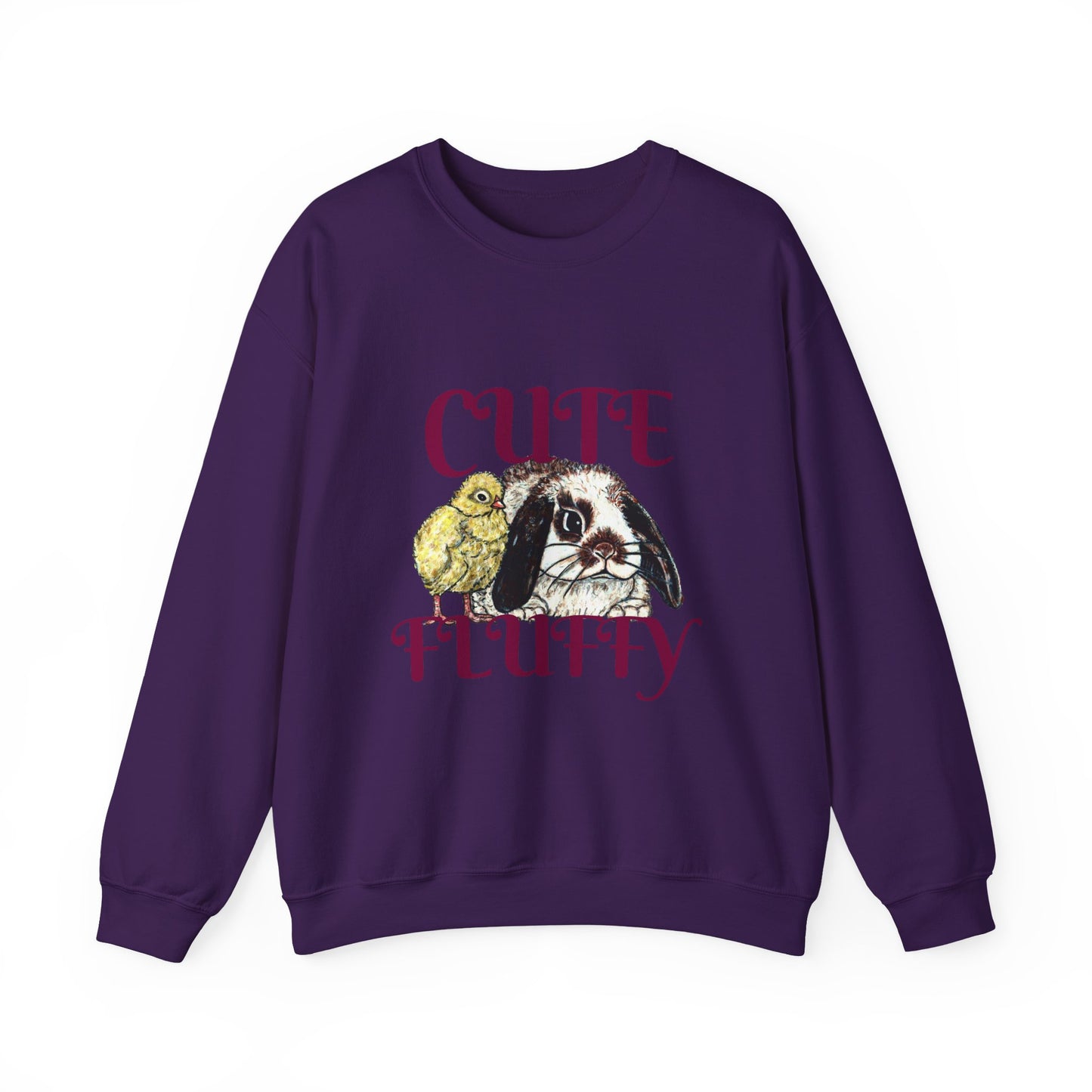 Cute and Fluffy Unisex Heavy Blend™ Crewneck Sweatshirt