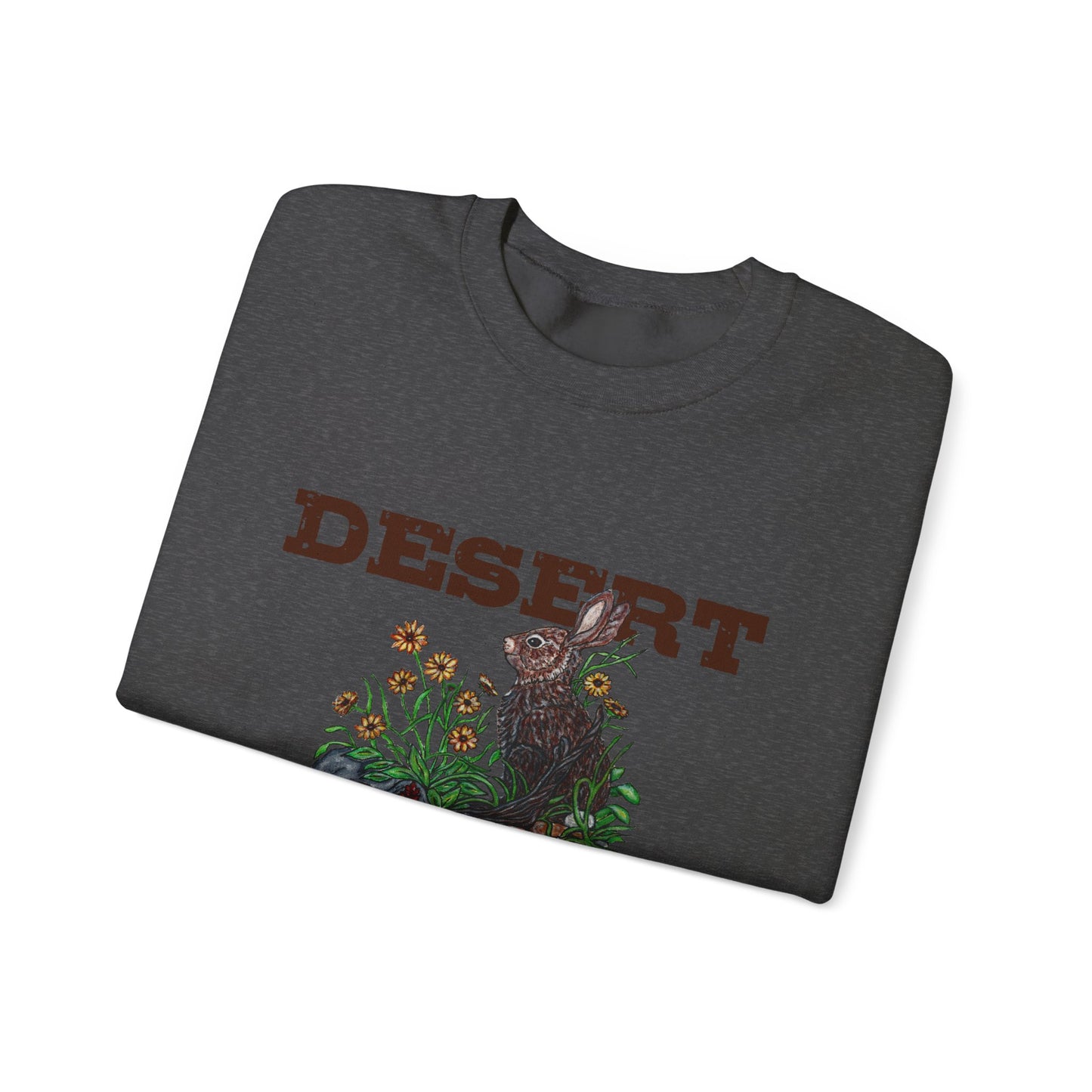 Desert Cotton Tail Unisex Heavy Blend™ Crewneck Sweatshirt