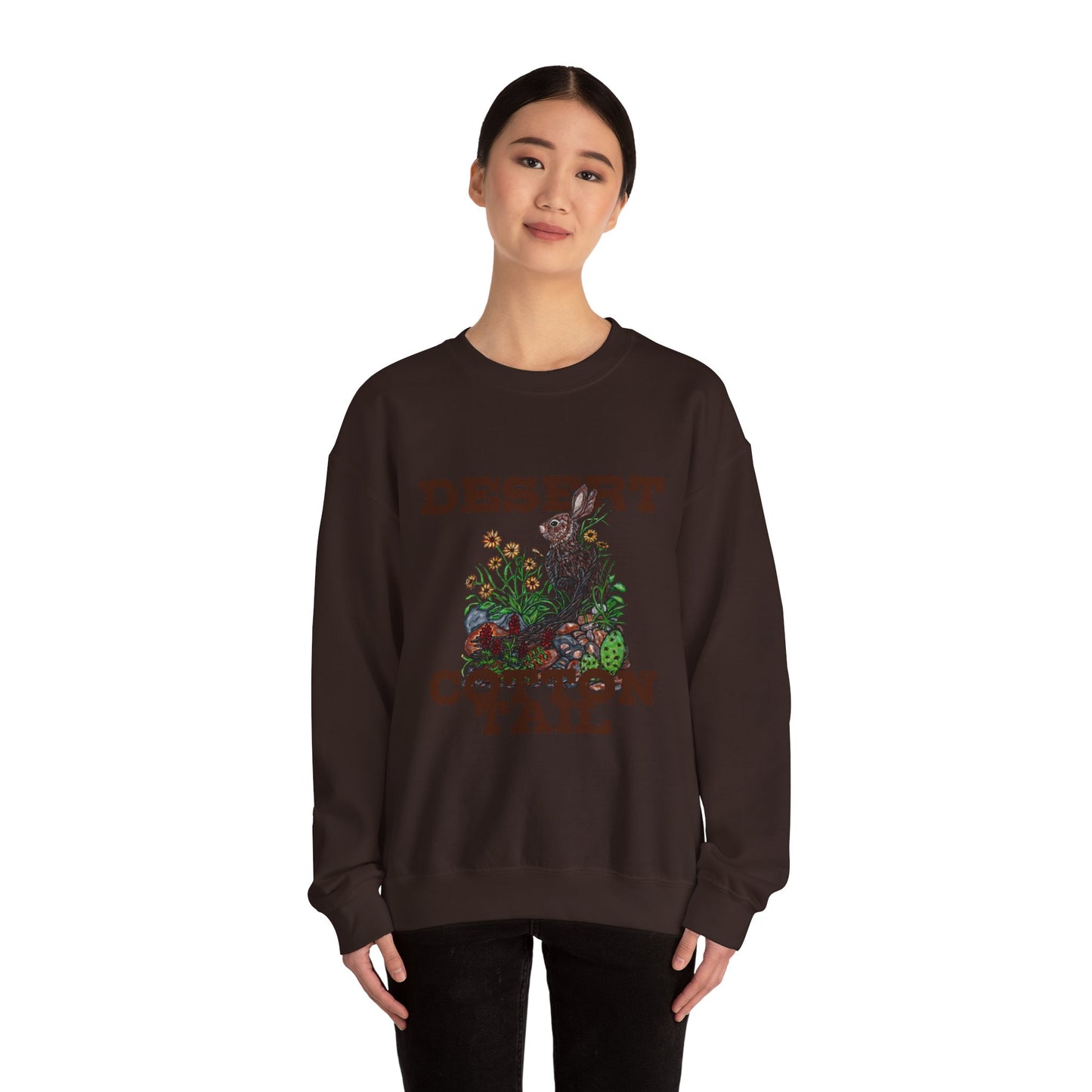 Desert Cotton Tail Unisex Heavy Blend™ Crewneck Sweatshirt