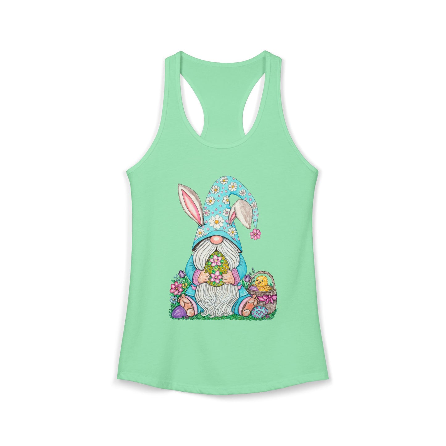 Easter Gnome Women's Ideal Racerback Tank