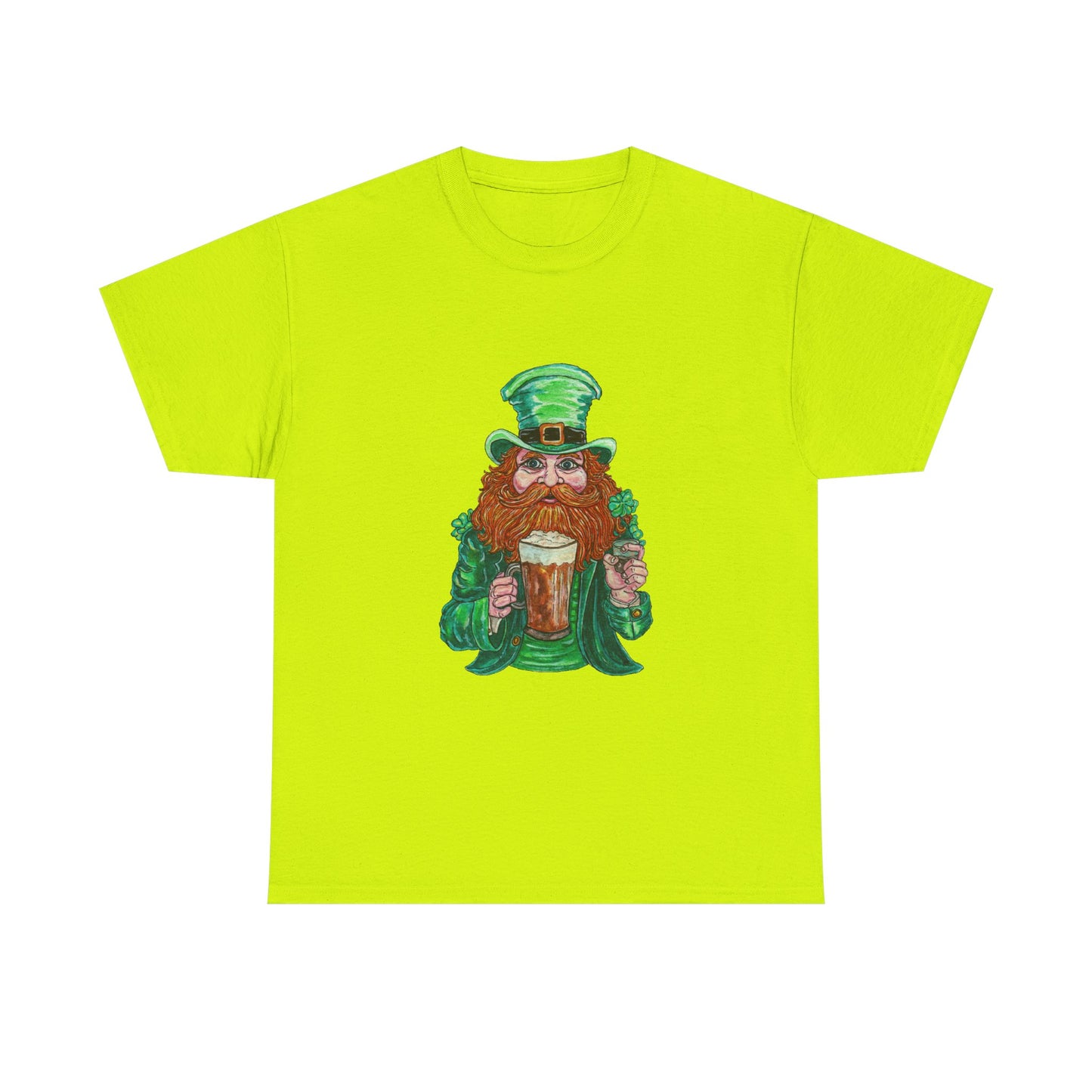 Drunken Leprechaun Unisex Heavy Cotton Tee