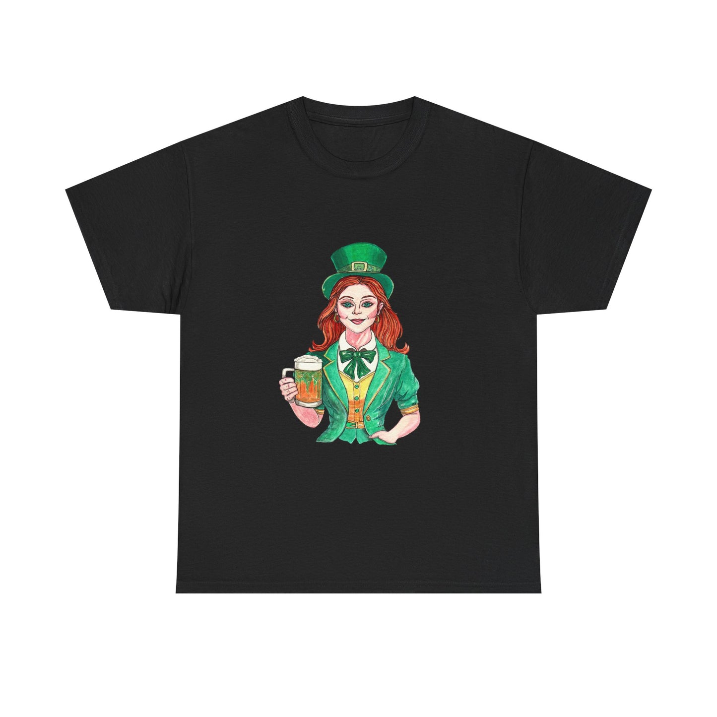 Paddys Day Cheers Unisex Heavy Cotton Tee