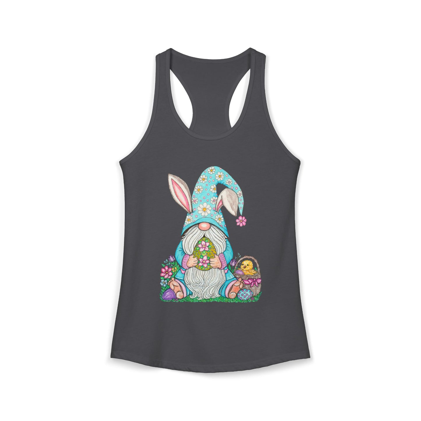 Easter Gnome Women's Ideal Racerback Tank