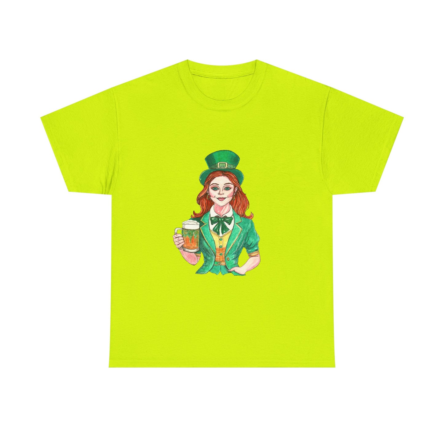 Paddys Day Cheers Unisex Heavy Cotton Tee