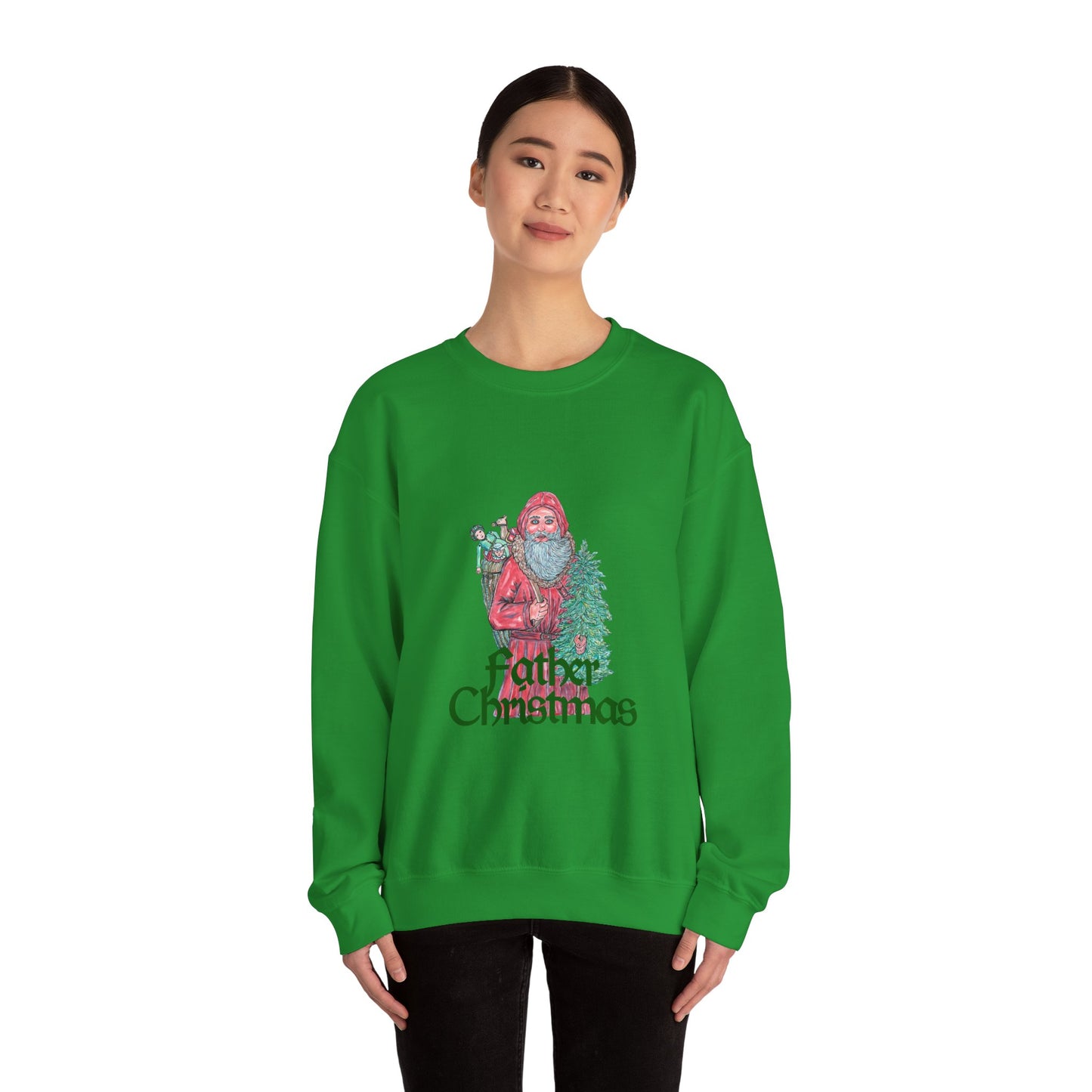 Father Christmas Unisex Heavy Blend™ Crewneck Sweatshirt