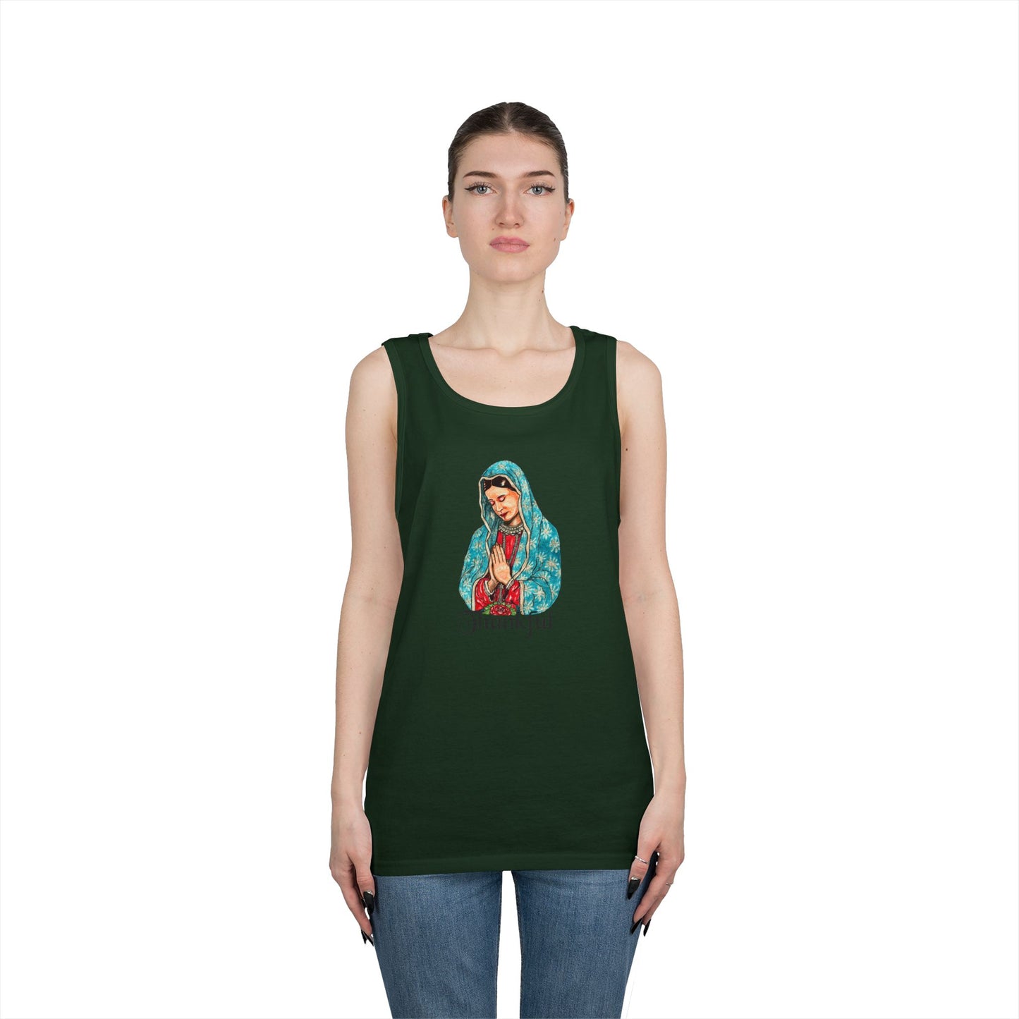 Thankful Unisex Heavy Cotton Tank Top