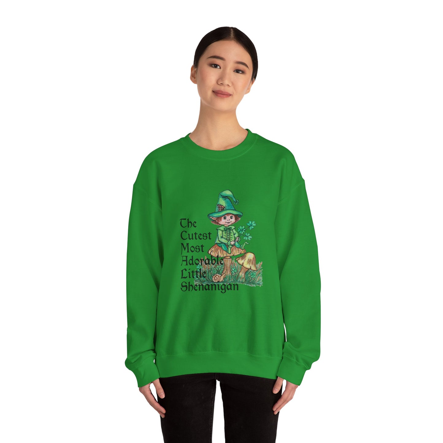 Cutest Leprechaun Unisex Heavy Blend™ Crewneck Sweatshirt