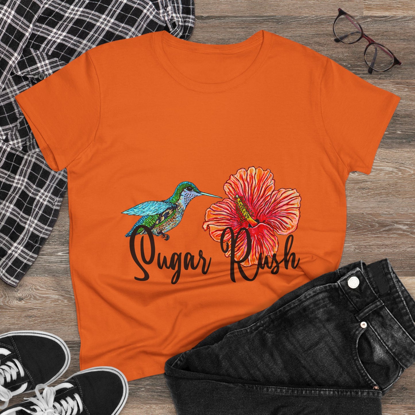 Sugar Rush Women's Midweight Cotton Tee