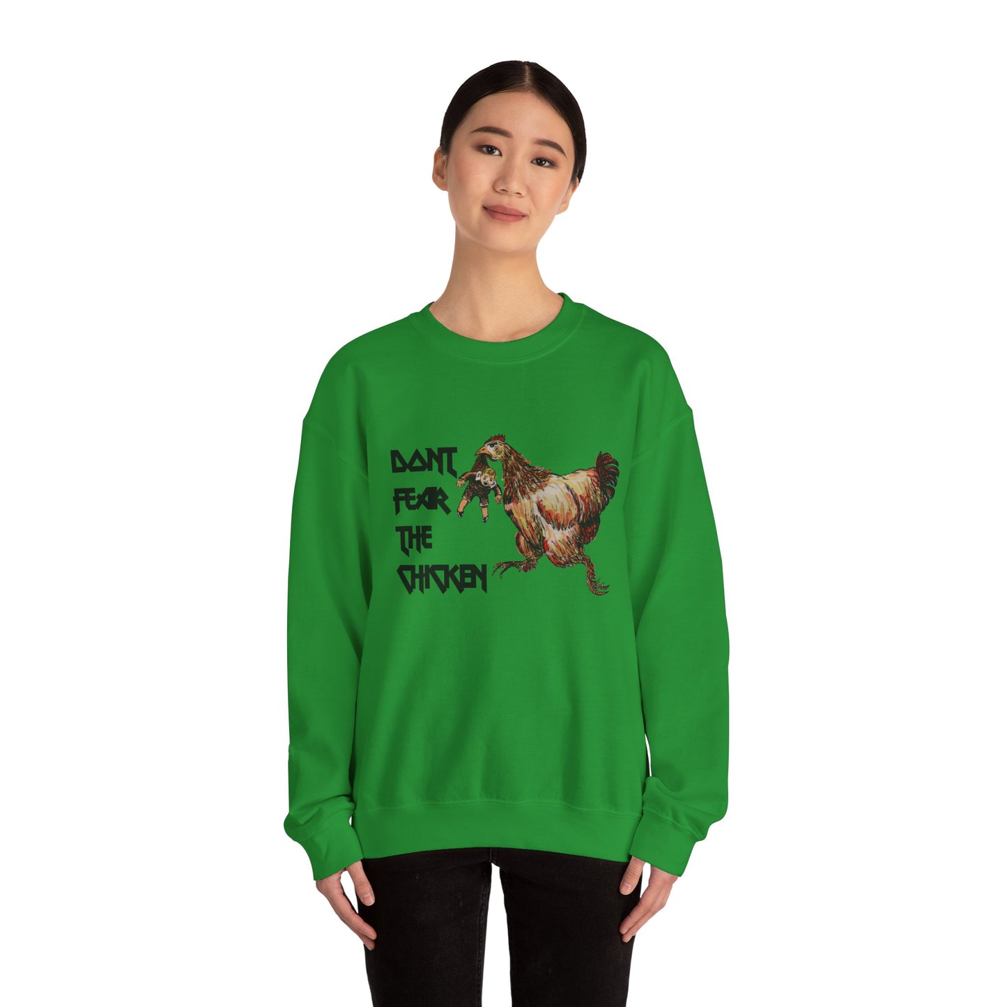 Don't Fear the Chicken Unisex Heavy Blend™ Crewneck Sweatshirt