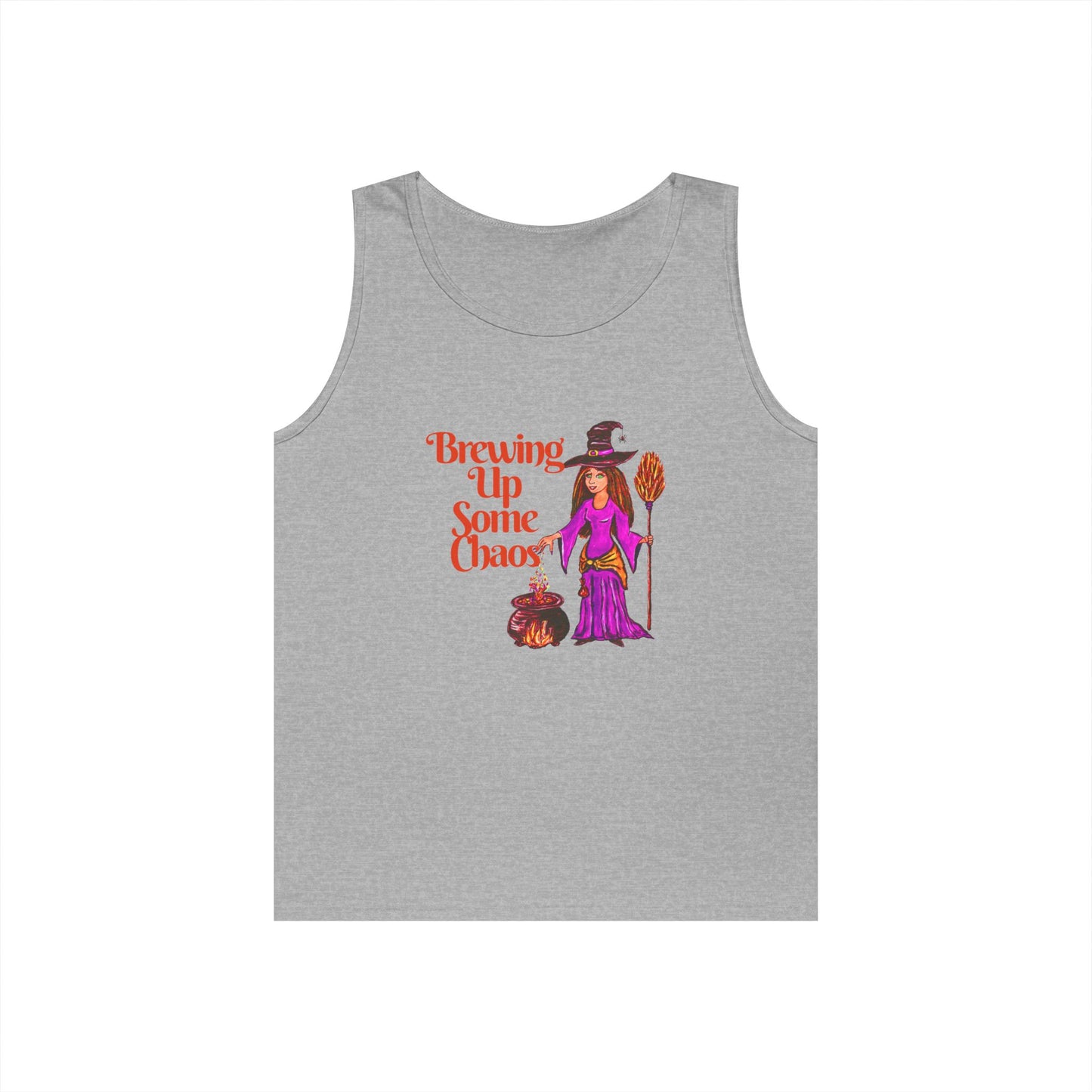 Brewing Up Some Chaos Unisex Heavy Cotton Tank Top