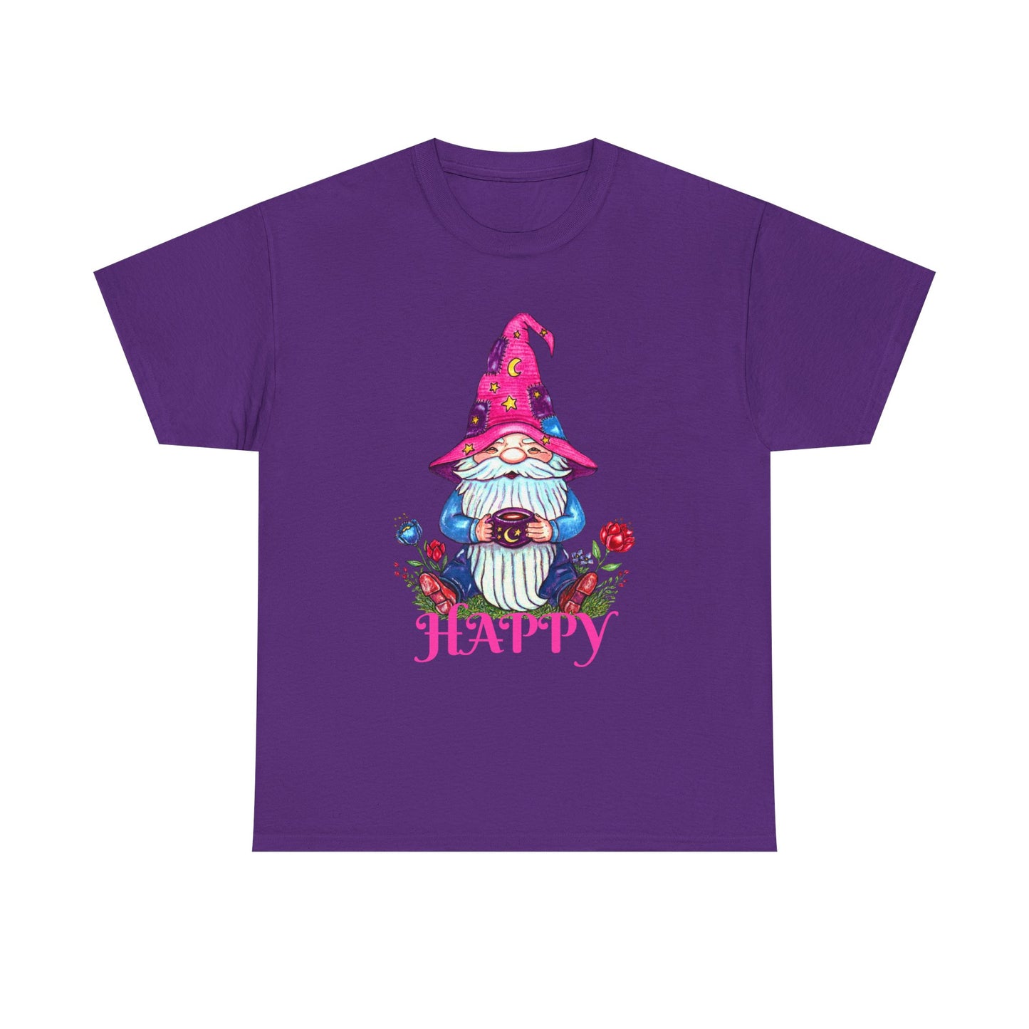 Happy Gnome Unisex Heavy Cotton Tee