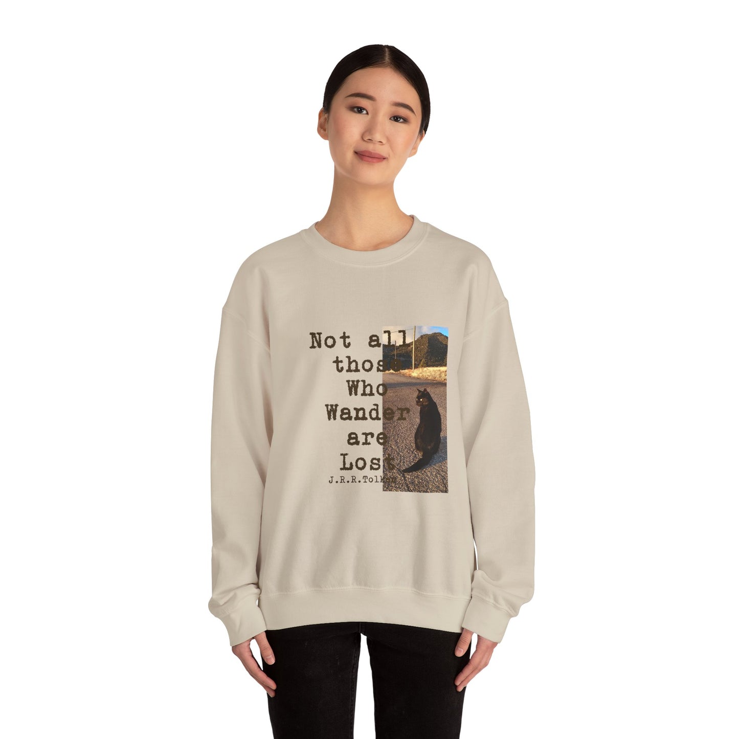 Wandering Kitty Unisex Heavy Blend™ Crewneck Sweatshirt