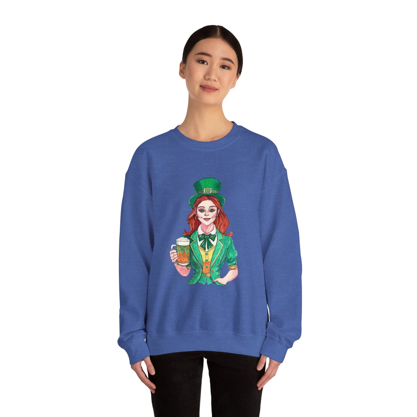 Paddys Day Cheers Unisex Heavy Blend™ Crewneck Sweatshirt