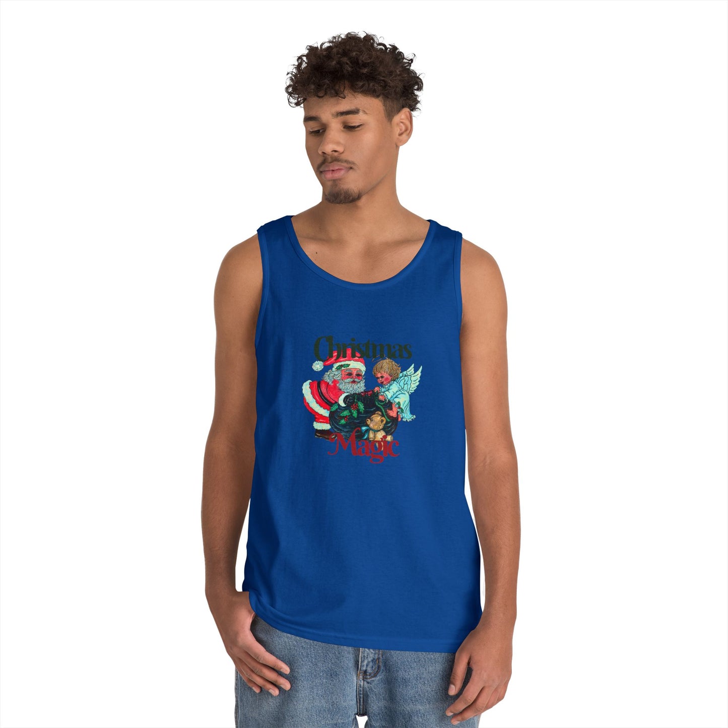 Christmas Magic Unisex Heavy Cotton Tank Top