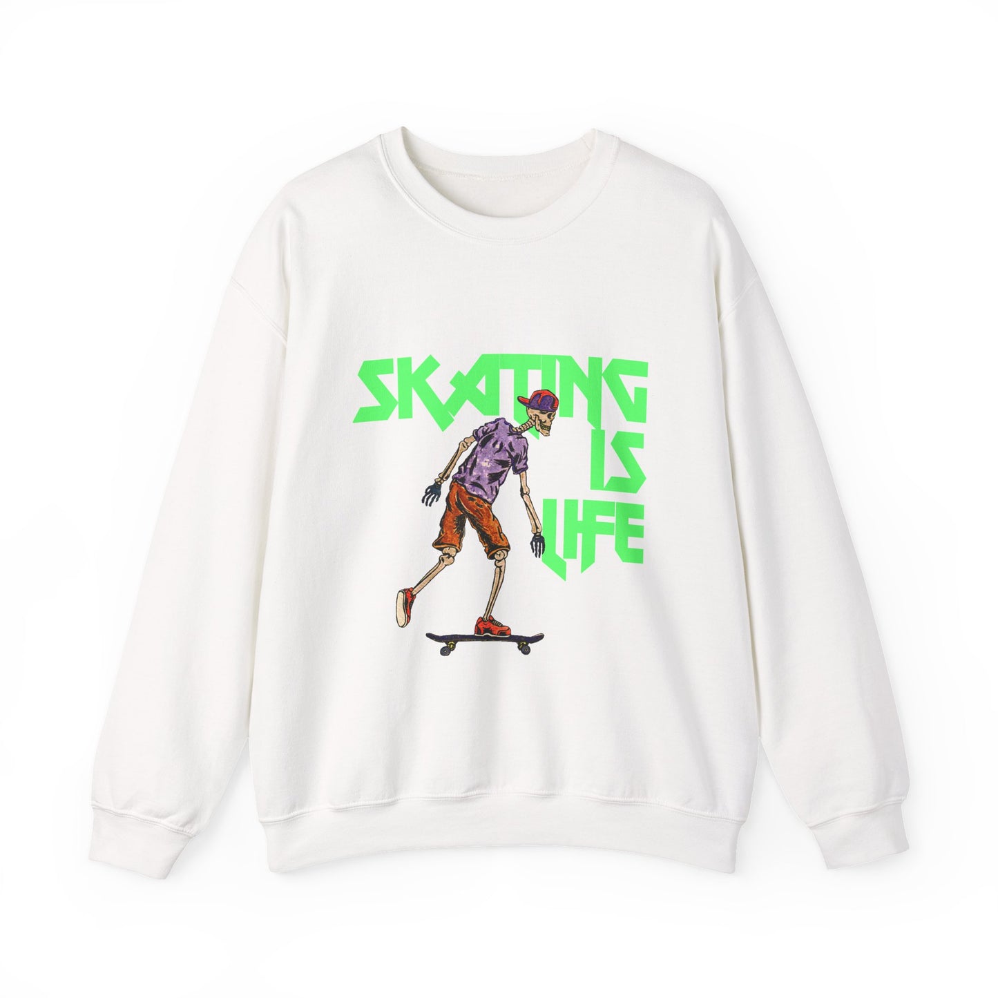 Skating is Life Unisex Heavy Blend™ Crewneck Sweatshirt
