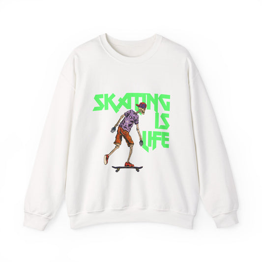 Skating is Life Unisex Heavy Blend™ Crewneck Sweatshirt