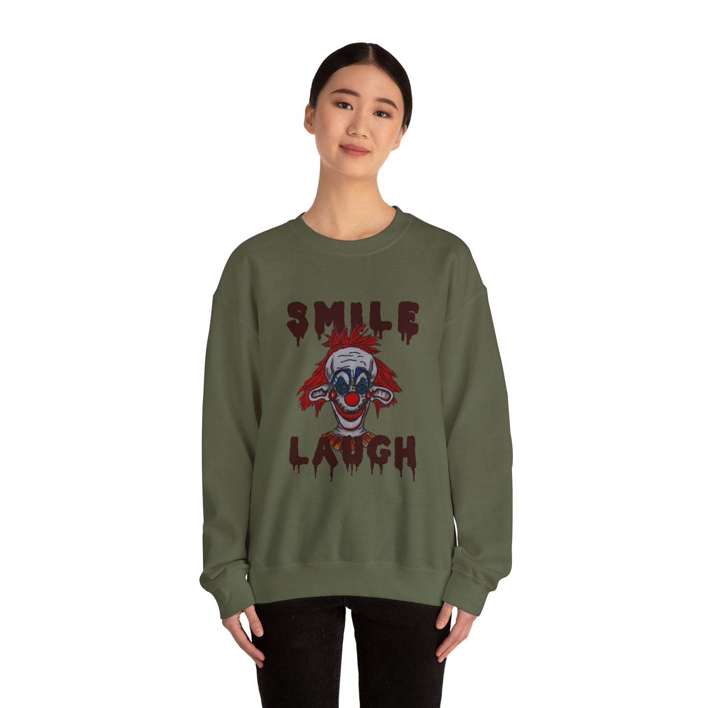 Smile, Laugh Unisex Heavy Blend™ Crewneck Sweatshirt