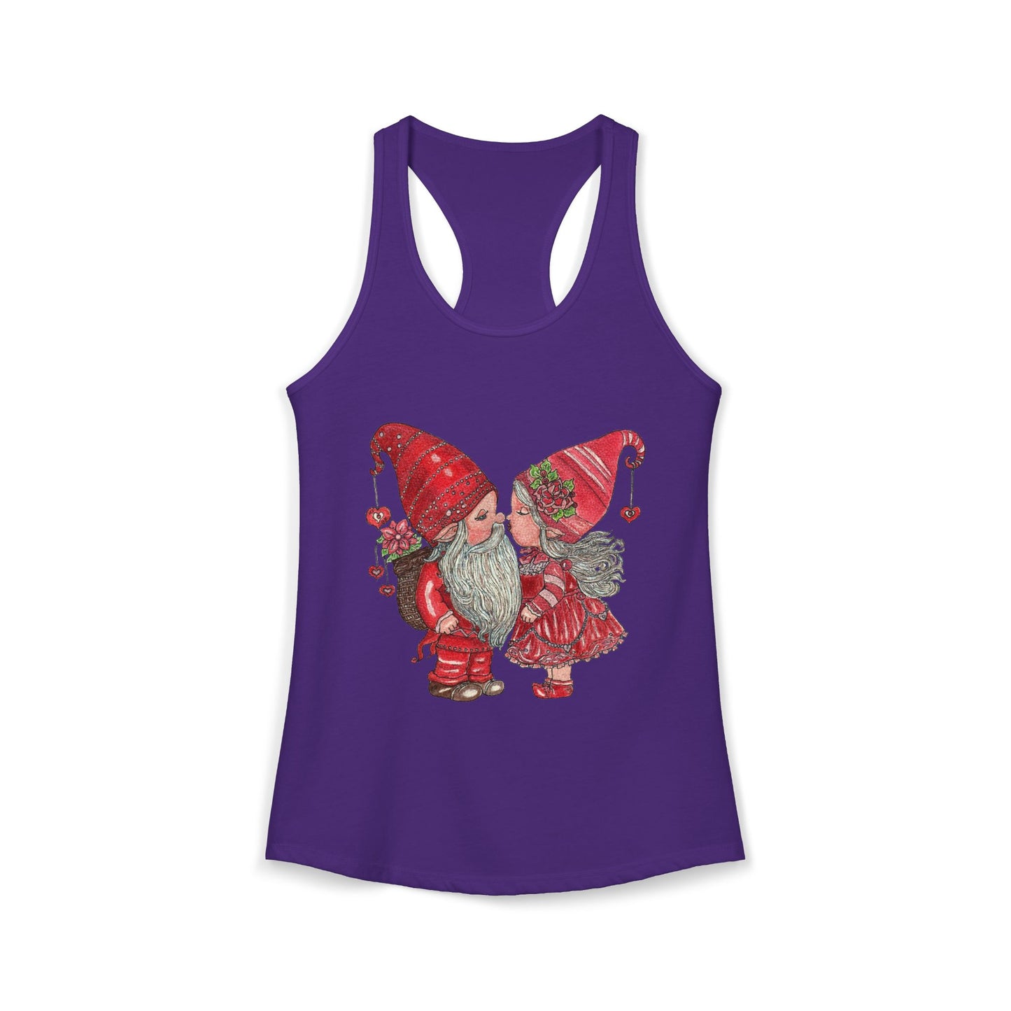 Gnome Lovers Women's Ideal Racerback Tank