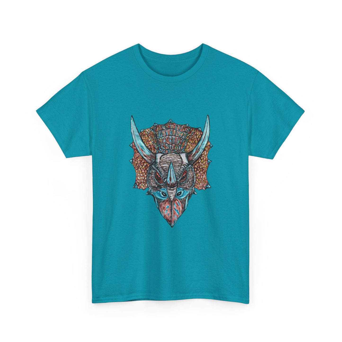 Triceratops Unisex Heavy Cotton Tee